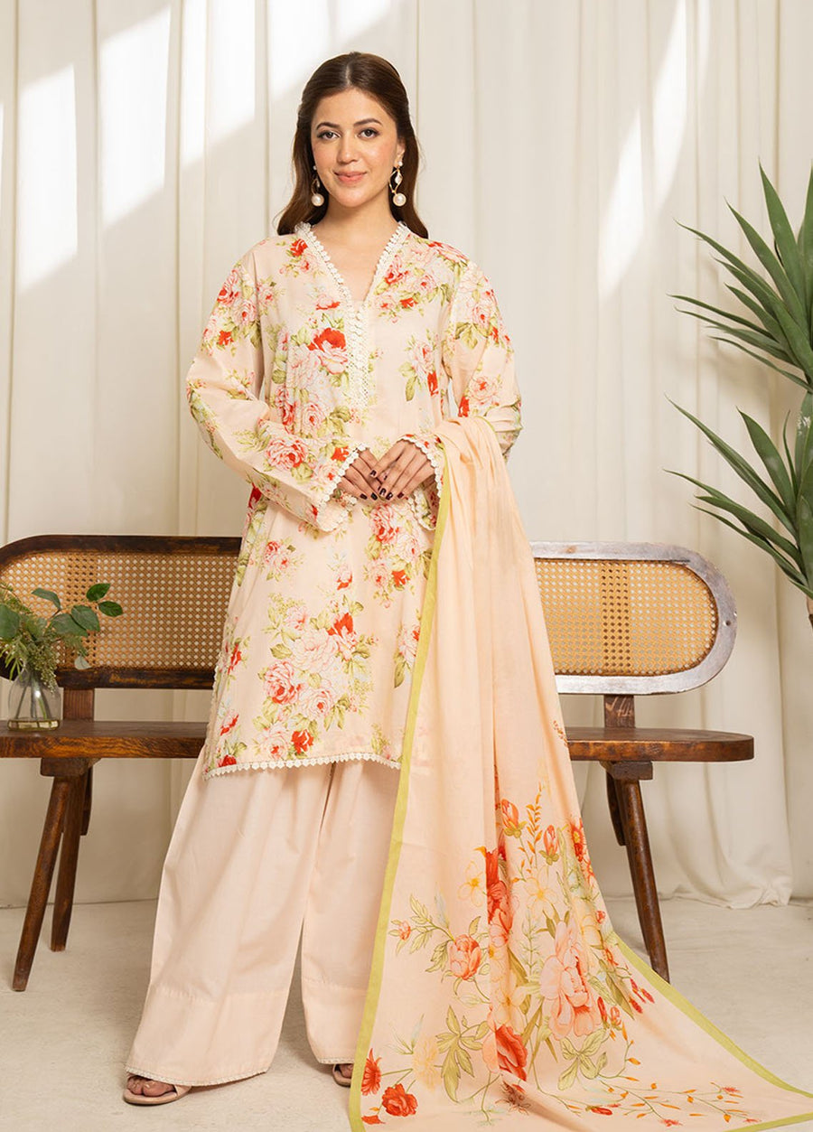 Coco by Zara Shahjahan Sule Printed Lawn Unstitched 3Pc Suit D-04