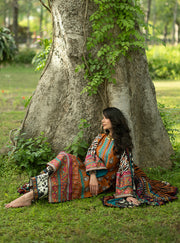 Zainab Chottani Luxe Lawn Unstitched Embroidered 3Pc Suit D-11 Erin