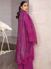 Rang Rasiya Premium Embroidered Lawn Unstitched 3Pc Suit D-11 ZUBIYA