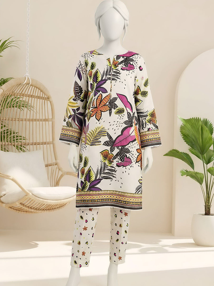 Ittehad Daily Afairs Printed Lawn Unstitched 2Pc Suit D-12