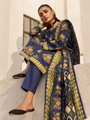 Fiza Noor Digital Printed Marina Unstitched 3Pc Suit D-11