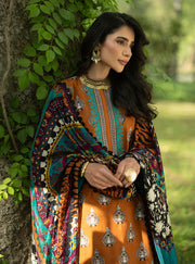 Zainab Chottani Luxe Lawn Unstitched Embroidered 3Pc Suit D-11 Erin