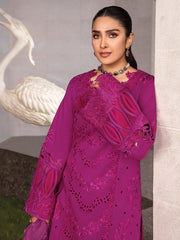 Rang Rasiya Premium Embroidered Lawn Unstitched 3Pc Suit D-11 ZUBIYA