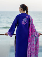 Zainab Chottani Tahra Embroidered Lawn Unstitched 3Pc Suit D-11 ALAYAH