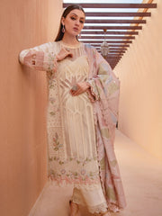 Rang Rasiya Premium Embroidered Lawn Unstitched 3Pc Suit D-11 NOOREH