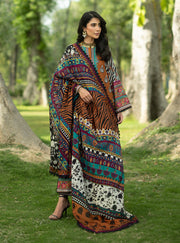 Zainab Chottani Luxe Lawn Unstitched Embroidered 3Pc Suit D-11 Erin