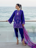 Zainab Chottani Tahra Embroidered Lawn Unstitched 3Pc Suit D-11 ALAYAH