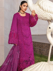 Rang Rasiya Premium Embroidered Lawn Unstitched 3Pc Suit D-11 ZUBIYA
