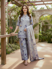 Zync by Florent Exclusive Prints Lawn Unstitched 3Pc Suit FEP-11