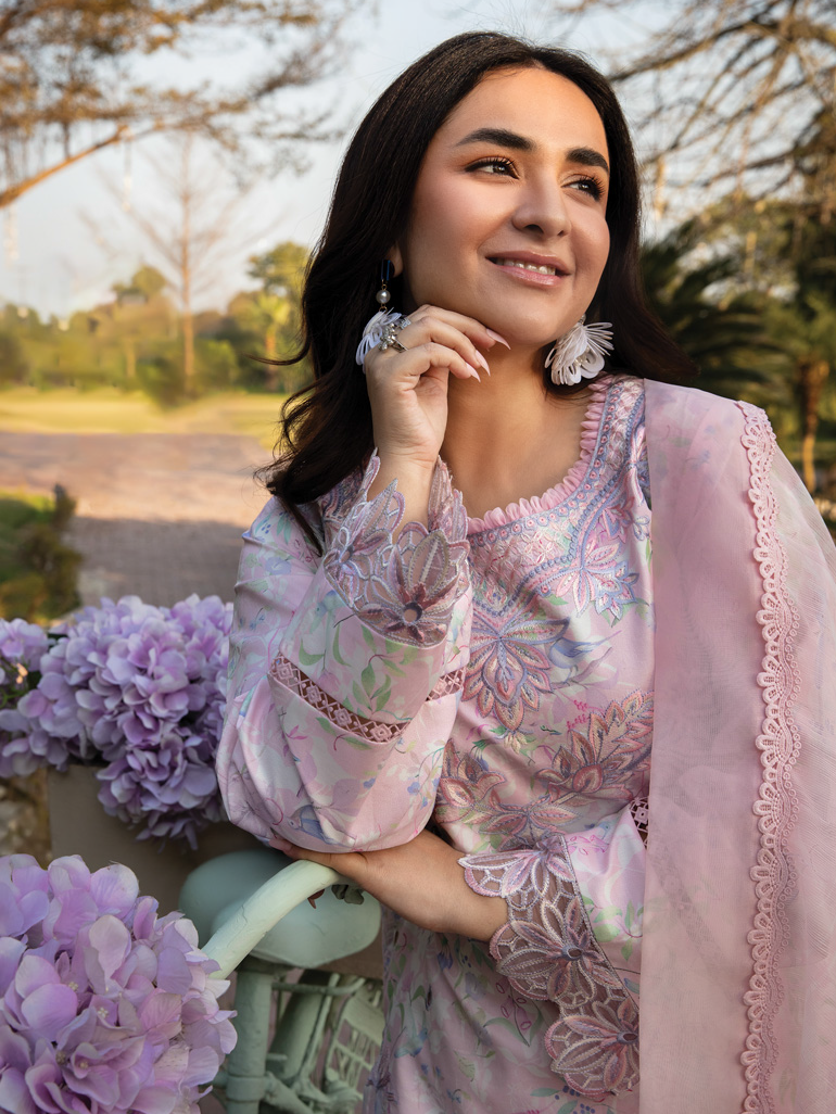 Rang Rasiya Florence Embroidered Lawn Unstitched 3Pc Suit D-11 RANIA