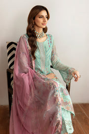 Ramsha Rangoon Vol-11 Luxury Chiffon Unstitched 3Pc Suit D-1107