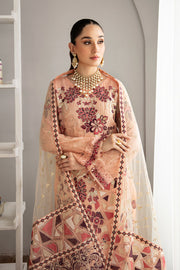 Ramsha Rangoon Vol-11 Luxury Chiffon Unstitched 3Pc Suit D-1112