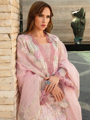 Rang Rasiya Carnation Embroidered Lawn Unstitched 3Pc Suit D-11 Amelia