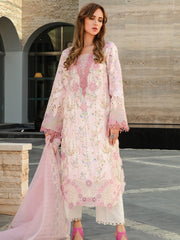 Rang Rasiya Carnation Embroidered Lawn Unstitched 3Pc Suit D-11 Amelia