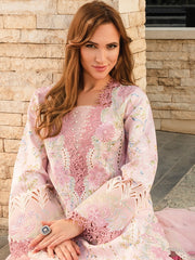 Rang Rasiya Carnation Embroidered Lawn Unstitched 3Pc Suit D-11 Amelia