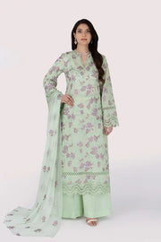 Chikankari Exclusive Embroidered Lawn Unstitched 3Pc CH26-V1-D111