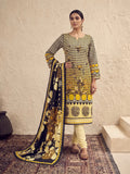 Zeenia Serene Printed Linen Unstitched 3Pc Suit D-11