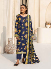 Fiza Noor Digital Printed Marina Unstitched 3Pc Suit D-11