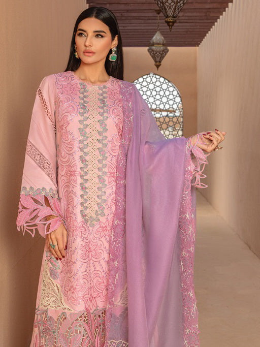 Rang Rasiya Premium Embroidered Lawn Unstitched 3Pc Suit D-12 AYLEEN