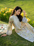 Zainab Chottani Luxe Lawn Unstitched Embroidered 3Pc Suit D-12 Dune