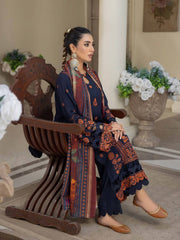Waresha Kumash Luxury Embroidered Staple Unstitched 3Pc Suit D-12