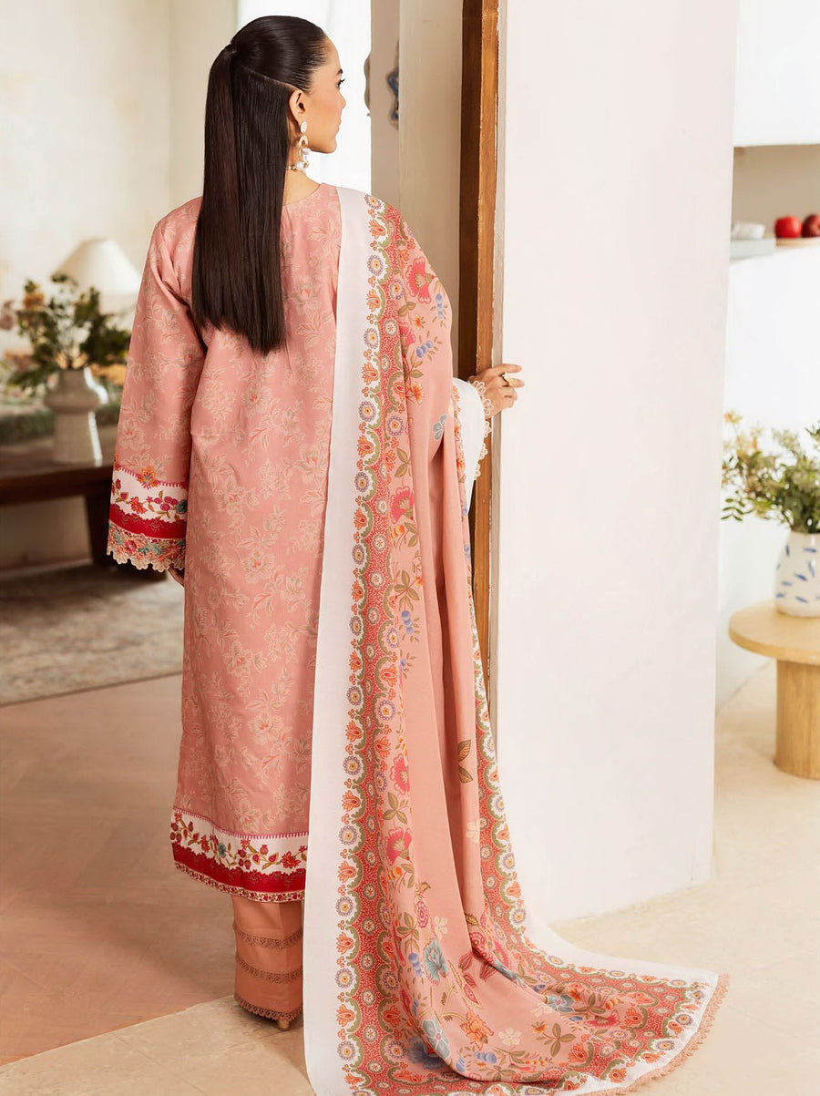 Nissa by RajBari Premium Embroidered Marina Unstitched 3Pc Suit D-12