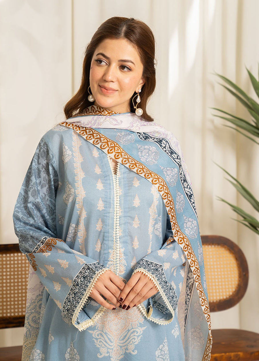 Coco by Zara Shahjahan Sule Printed Lawn Unstitched 3Pc Suit D-06