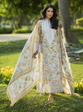 Zainab Chottani Luxe Lawn Unstitched Embroidered 3Pc Suit D-12 Dune