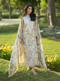 Zainab Chottani Luxe Lawn Unstitched Embroidered 3Pc Suit D-12 Dune