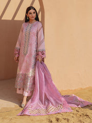 Rang Rasiya Premium Embroidered Lawn Unstitched 3Pc Suit D-12 AYLEEN