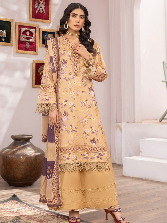 Rang e Noor by Humdum Digital Printed Lawn Unstitched 3Pc Suit REN-12