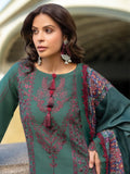 Rang Rasiya Carnation Embroidered Karandi Unstitched 3Pc Suit D-12 Isla