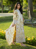 Zainab Chottani Luxe Lawn Unstitched Embroidered 3Pc Suit D-12 Dune