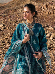Zainab Chottani Embroidered Lawn Unstitched 3Pc Suit D-12 Nissa