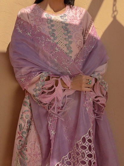 Rang Rasiya Premium Embroidered Lawn Unstitched 3Pc Suit D-12 AYLEEN