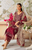 Ramsha Minhal Vol-12 Embroidered Organza Unstitched 3Pc Suit M-1201