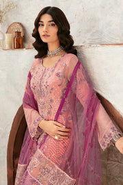 Ramsha Rangoon Vol-12 Luxury Chiffon Unstitched 3Pc Suit D-1201