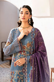 Ramsha Rangoon Vol-12 Luxury Chiffon Unstitched 3Pc Suit D-1202