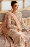 Ramsha Minhal Vol-12 Embroidered Organza Unstitched 3Pc Suit M-1203