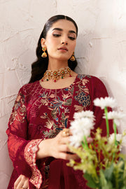 Ramsha Rangoon Vol-12 Luxury Chiffon Unstitched 3Pc Suit D-1205