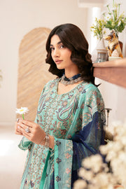 Ramsha Rangoon Vol-12 Luxury Chiffon Unstitched 3Pc Suit D-1207