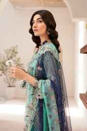Ramsha Rangoon Vol-12 Luxury Chiffon Unstitched 3Pc Suit D-1207