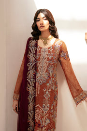 Ramsha Rangoon Vol-12 Luxury Chiffon Unstitched 3Pc Suit D-1209