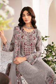 Ramsha Rangoon Vol-12 Luxury Chiffon Unstitched 3Pc Suit D-1210