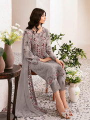 Ramsha Rangoon Vol-12 Luxury Chiffon Unstitched 3Pc Suit D-1210