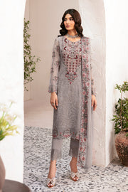 Ramsha Rangoon Vol-12 Luxury Chiffon Unstitched 3Pc Suit D-1210