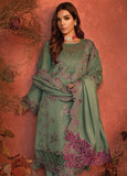 Rang Rasiya Embroidered Karandi Unstitched 3Pc Suit D-12 Mint