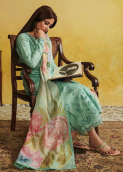Seran Afsanah Embroidered Lawn Unstitched 3Pc Suit D-12 MUSHK