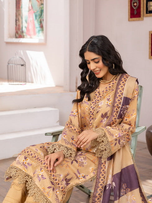 Rang e Noor by Humdum Digital Printed Lawn Unstitched 3Pc Suit REN-12