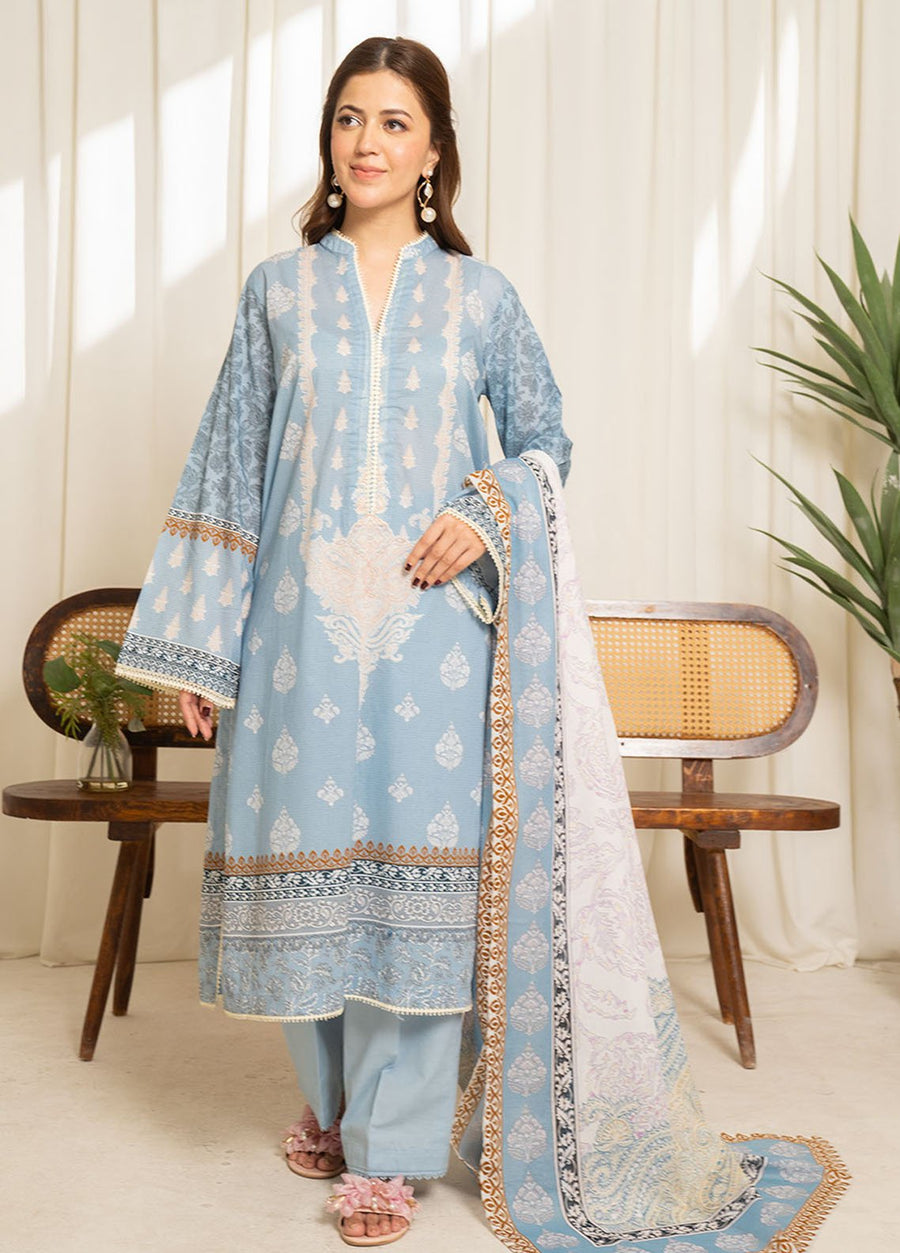 Coco by Zara Shahjahan Sule Printed Lawn Unstitched 3Pc Suit D-06
